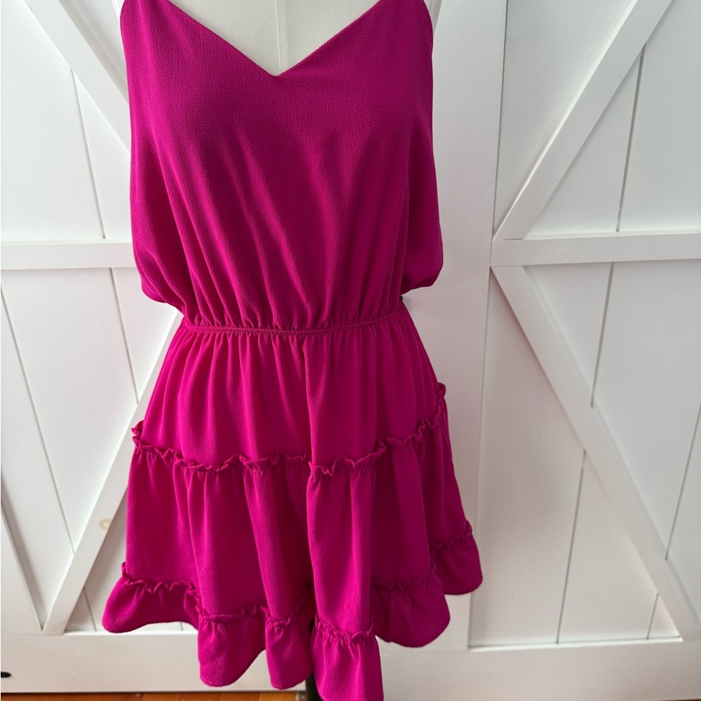 Vici Vibrant Pink Sleeveless Dress